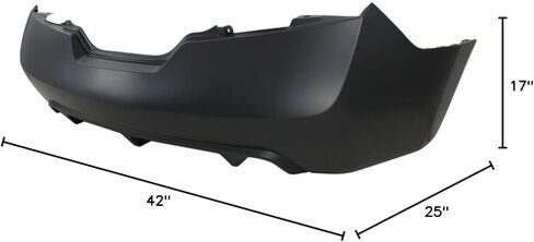 MBI AUTO - Painted To Match, Rear Bumper Cover for 2008-2013 Nissan Altima Coupe 08-13, NI1100254 in Kuwait