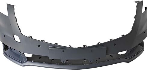 MGWILL Front Bumper Cover Kit Compatible with 2018 2019 Cadillac XTS 3.6L W/Upper Grille Lower Grill & Fog Light Covers, W/Sensor Holes & Tow Hook Hole in Kuwait