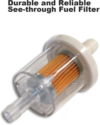 691035 1/4" Inline Fuel Filter Kit for Brigs and Straton 12hp 17.5hp 27hp 35hp Engine Kawasaki 490190027 493629 84001895 To-Ro Crafts-Man Lawn Tractor Generator (3/Pack) in Saudi Arabia
