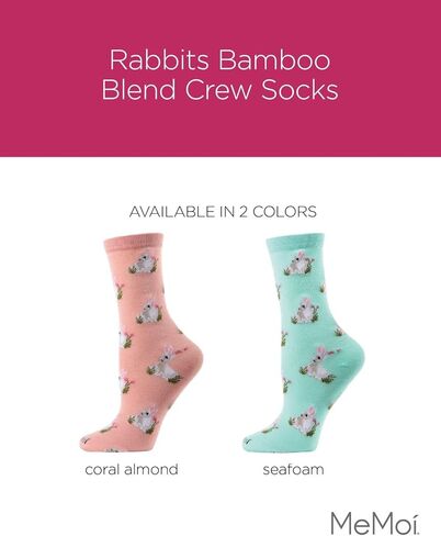 جوارب MeMoi Rabbits Rayan Blend Crew in Saudi Arabia
