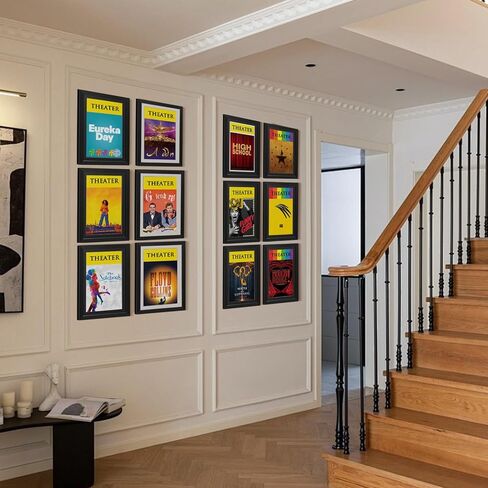 tutata Theater Program Display Frame, Hold 5.5x8.5 Media, Brochure Display Frame, Wall or Tabletop Display, Black in Saudi Arabia