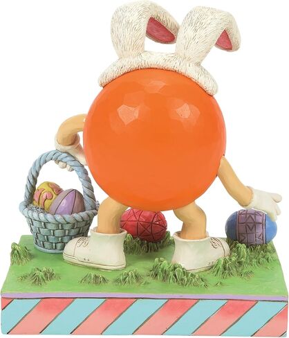 Enesco M&M's by Jim Shore Orange Character Easter Egg Hunt Figurine, 5.51 Inch, Multicolor in Saudi Arabia