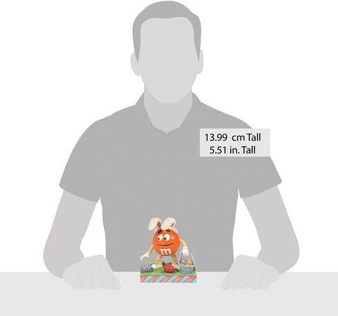 Enesco M&M's by Jim Shore Orange Character Easter Egg Hunt Figurine, 5.51 Inch, Multicolor in Saudi Arabia