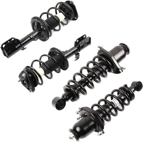 Front + Rear Complete Shock Absorber Strut and Coil Spring Assembly for Scion for tC 2005-2010, Replace# 172391 172400L in Kuwait