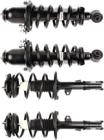 Front + Rear Complete Shock Absorber Strut and Coil Spring Assembly for Scion for tC 2005-2010, Replace# 172391 172400L in Kuwait