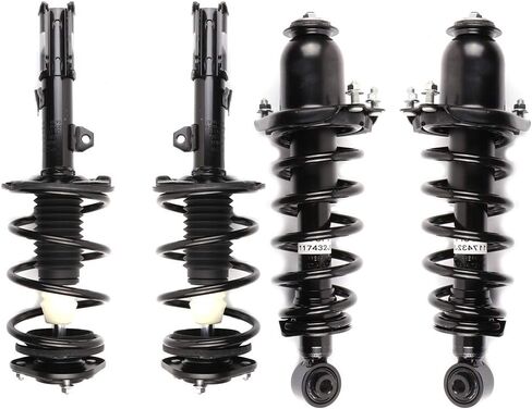 Front + Rear Complete Shock Absorber Strut and Coil Spring Assembly for Scion for tC 2005-2010, Replace# 172391 172400L in Kuwait