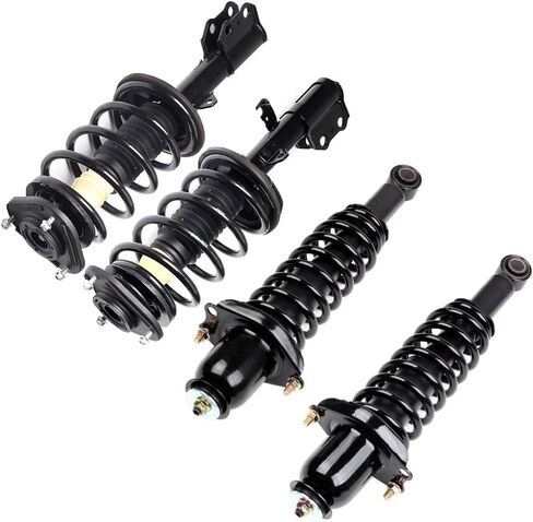 INEEDUP Front and Rear Pair Spring Struts Assembly And Shock Absorber Kit Compatible for 2003-2008 for Pontiac Vibe 2003-2008 for Toyota Matrix Struts 172117 171373L in Kuwait