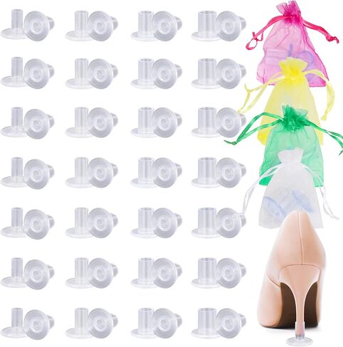 28 Pairs Heel Protectors for Grass, 4 Sizes Grass High Heel Caps, Heel Covers for High Heel Shoes, Outdoor Events in Kuwait