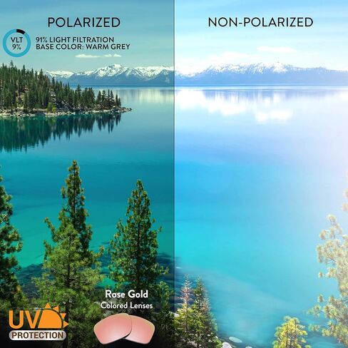 APEX Non-Polarized Replacement Lenses for Oakley Split Jacket Sunglasses (Rose Gold) in Kuwait