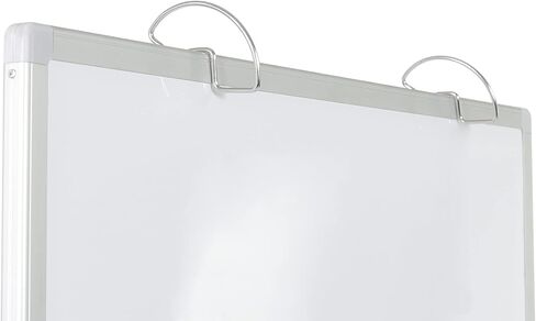 Stand Up Desk Store Mobile Whiteboard and Flipchart Easel with Storage Bins and Chart Hooks in Kuwait