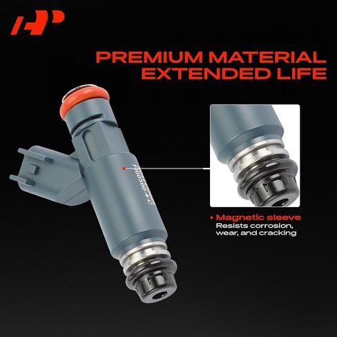 مجموعة A-Premium ذات 4 فتحات للوقود متوافقة مع Jeep TJ Series Wrangler 2003-2004 2.4L، KJ Series Liberty 2002-2003 2.4L، استبدال # 53013490AA، RL013490AA in Saudi Arabia