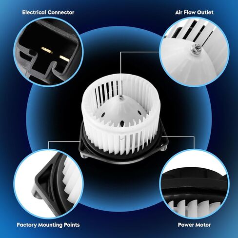 HVAC محرك سخان منفاخ مروحة الجمعية صالح لتويوتا لتاكوما 2005-2015 يستبدل 8710304040 700188 87103-04043 615-50129 PM9297 in Saudi Arabia