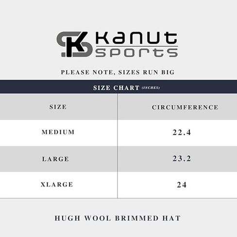 Hugh Brimmed Winter Hat - Wool Blend with Faux Leather Band, Moisture Wicking Sweatband, Unisex (Dark Navy) in Kuwait