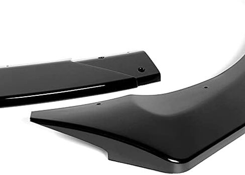 3PCS Front Bumper Lip Kit fit for Compatible with 2013-2017 Hyundai Veloster Turbo, STP-Style Splitter Trim Protection Spoiler, Air-Dam-Chin-Diffuser (Painted Black) in Saudi Arabia
