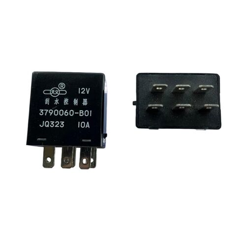 5 قطعة/الوحدة التتابع 3790060-BQI 12V BQ1 JQ323 10A 6 دبابيس متقطعة ممسحة التتابع in Kuwait