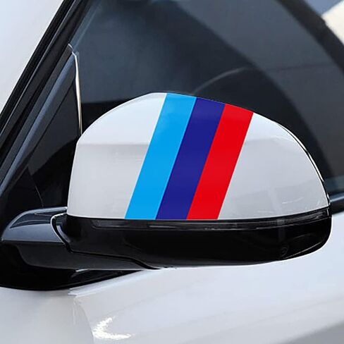 3 Meters M-Colored Stripe Car Hood Roof Sticker Vinyl Decal for BMW M3 M5 M6 3/5/7 Series (M Colored) in Kuwait
