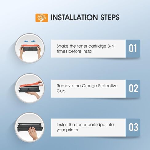 مجموعة خرطوشة الحبر TN635XXL TN-635XXL بديل متوافق لأخيه TN635XXL TN 635XXL TN635XXLBK لطابعة HL-L8430CDW HL-L8430CDWT HL-L8570CDW MFC-L8930CDW MFC-L8970CDW MFC-EX575 4 عبوات in Kuwait