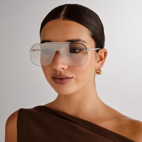 AIRE Venatici Sunglasses - Silver, Aviator, Female, Classic Retro Style in Kuwait