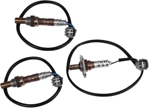O2 Oxygen Sensor Upstream and Downstream Fits for Toyota Highlander 3.0L V6 2001-2003, for Lexus RX300 3.0L V6 1999-2003 Replace 234-9009 234-4215 3PCS in Kuwait