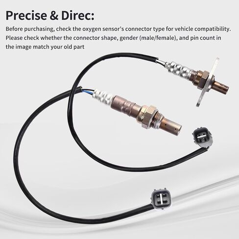 O2 Oxygen Sensor Upstream and Downstream Fits for Toyota Highlander 3.0L V6 2001-2003, for Lexus RX300 3.0L V6 1999-2003 Replace 234-9009 234-4215 3PCS in Kuwait