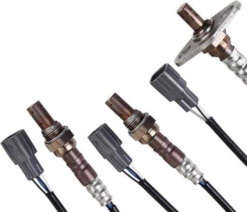 O2 Oxygen Sensor Upstream and Downstream Fits for Toyota Highlander 3.0L V6 2001-2003, for Lexus RX300 3.0L V6 1999-2003 Replace 234-9009 234-4215 3PCS in Kuwait