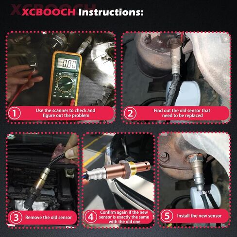 Automotive Replacement Oxygen O2 Sensor 234-9051 Set of 1, 02 Sensor Compatible with Lexus for GS450h for GX470 for LS460 for LS600h, for Toyota for 4Runner for Sequoia for Tundra in Kuwait