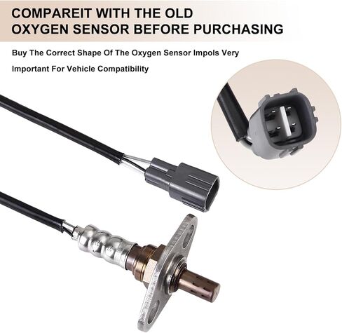 Oxygen O2 Sensor Downstream Fits for Toyota Supra 1993-1998, for Toyota Highlander 2001-2003, for Lexus RX300 1999-2003 3.0L, Replace 234-4215, 8946519595, 8946549075, 8946519695 in Saudi Arabia