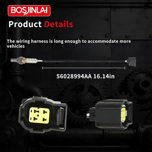 O2 Oxygen Sensor Upstream Downstream for Dodge Avenger Caravan Charger Challenger Dakota Grand Caravan, for Jeep Commander Grand Cherokee Liberty Wrangler JK, for Chry Aspen 300, for Ram 1500 4Pcs in Saudi Arabia