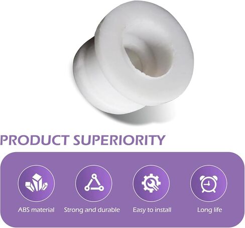 2 PCS Automatic Transmission Shift Cable Linkage Bushing, Plastic Shifter Cable Bushing Kit, OEM #DG9Z-7K340-A Replacement Accessories, Compatible with Ford Focus MK (White) in Kuwait