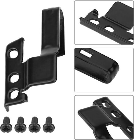 Universal Front Windshield Wiper Arm Adapter Kit 3392390298 2 Set Mounting Metal Black in Kuwait