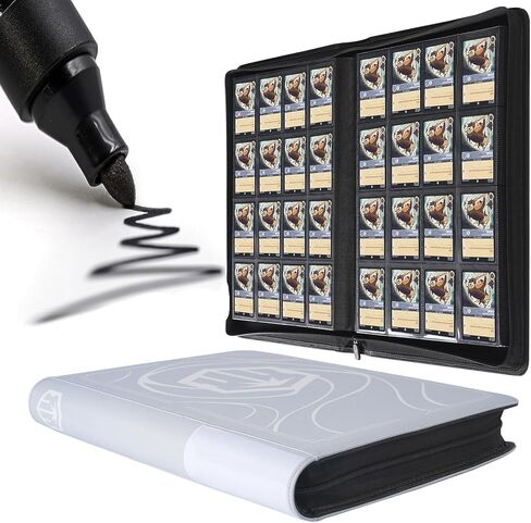 Binder for Lorcana Cards ، Premium 9 Pocket Trading Card ألبوم مع 500 جيوب و Playmat متوافق مع بطاقات Lorcana والرموز والقواعد - الأرجواني الكلاسيكي in Saudi Arabia