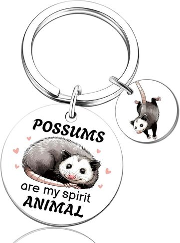 Possum Gifts Opossum Gifts Possum Keychain Birthday Gift for Opossum Lovers Friends Family Mothers Day Present in Kuwait