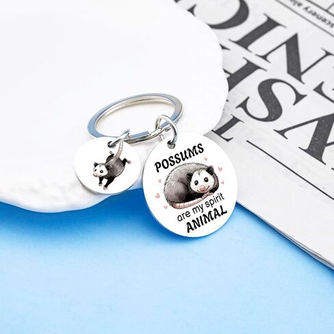 Possum Gifts Opossum Gifts Possum Keychain Birthday Gift for Opossum Lovers Friends Family Mothers Day Present in Kuwait