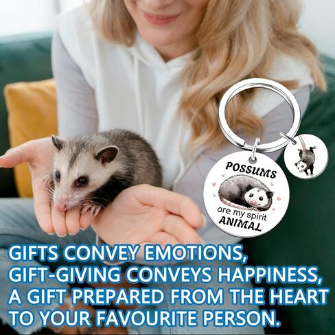 Possum Gifts Opossum Gifts Possum Keychain Birthday Gift for Opossum Lovers Friends Family Mothers Day Present in Kuwait
