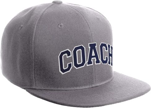 Original Team Coach Snapback Hat Classic Layered Arched Letters Flat Bill Cap in Kuwait