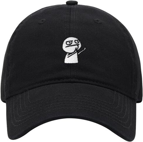 Baseball Cap for Men Women Funny Meme Embroidered Washed Cotton Dad Hat Baseball Caps in Saudi Arabia