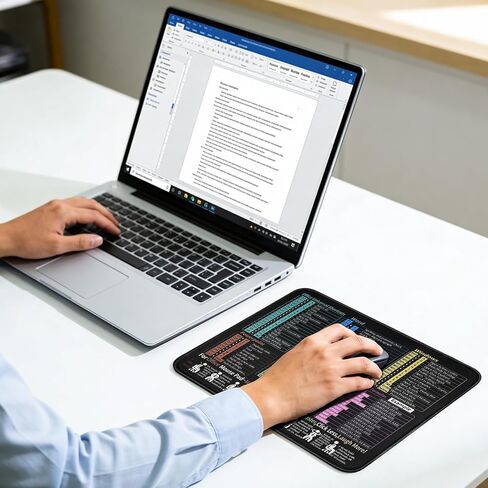 لوحة ماوس Excel مقاس 30 × 25 سم، بساط ماوس غير قابل للانزلاق، بساط ماوس بقاعدة مطاطية، وسادات ماوس مقاومة للماء للكمبيوتر المحمول للمكتب والمنزل in Kuwait