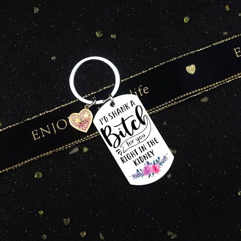 Friend Funny Gift for Women Friendship Sister Adult Bestie Novelty Keychain Gift for Best Friends Inspirational Cool Gag Holiday Keychain Birthday Gifts Ideas for Sisters BFF Female in Saudi Arabia