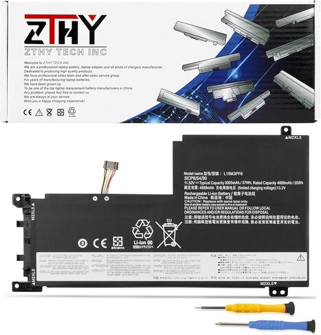 ZTHY L21M4P77 L21C4P74 L21D4P76 Laptop Battery Replacement for Lenovo ThinkPad Z16 Gen 1 (Type 21D4, 21D5)/ ThinkPad Z16 Gen 2 (Type 21JX, 21JY) Series SB10W51988 SB10W51989 15.52V 72Wh 4640mAh 4Cell in Kuwait