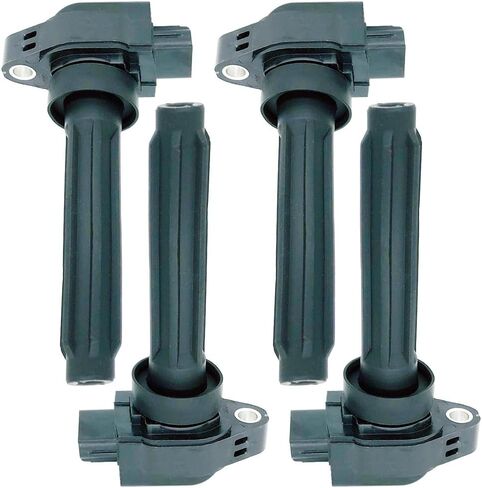Set of 4 Ignition Coil Packs Compatible With Mitsubishi Eclipse Cross ASX Pajero Ootlander III RVR 1.5 2.0 2.4 3.0 4B40 9HD 4B11 4J11 4B12 6B31 2010- Replaces OEM 1832A080 FK0488 UF897 5C2284 in Kuwait