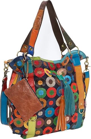 حقيبة يد جلد لويد متعددة الألوان من أميري ليذر (#1730-9) in Kuwait