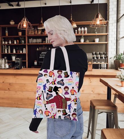 G2TUP The Musical Tote Bag Barnum Fans Gift A Million Dreams Are Keeping Me Awake Shoulder Bag Showman Merch in Saudi Arabia