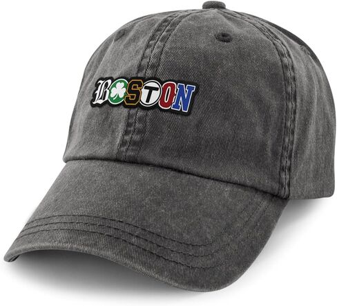 Boston Townie Pride PVC Washed Dad Hat in Kuwait