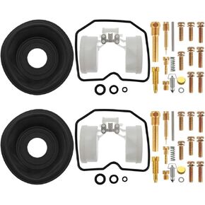 2 Pcs Carburetor Rebuild Kits Replacement for Kawasaki Ninja 500 500R EX500 GPZ500S Carb Repair Kit with Float Diaphragm in Kuwait