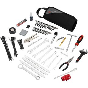 Tusk Motorcycle/ADV 30 Piece Compact Tool Kit with pliers, wrenches, sockets, screwdriver Compatible with Honda Africa Twin Adventure Sports 2018-2022, 2024 (Axle Wrench 22mm/27mm) in Kuwait