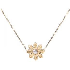 Philippine Pearl and Sun Araw Necklace | Philippine Pride Jewelry in Kuwait