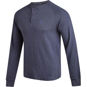 قمصان Spyder الرجالية Henley - بلوفر بأكمام طويلة من مزيج القطن الناعم الممتص للرطوبة وسريع الجفاف للرجال in Kuwait