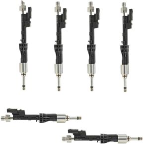 6Pcs Fuel Injector Compatible For BMW X6 X5 X3 X1 535i XDrive 535i 335i XDrive 335i 135i 640i 740Li 740i 640i Gran Compatible For Coupe in Saudi Arabia