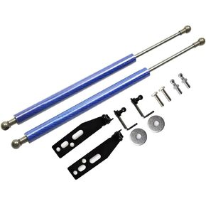 TSUBASA Lift Supports Struts for Fiat 500 2007-2022 Front Bonnet Hood Modify Carbon Fiber Gas Charged Shock Dampers Spring Bar (2 PCS) (Normal Black) in Kuwait