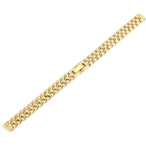 Stainless Steel Watch Strap 6-16mm Silver Gold Bracelet Watch Band Fashion Lady Watch Chain Replacement Strap in Kuwait